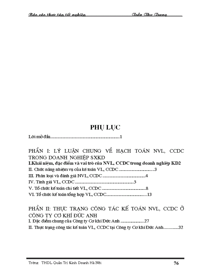 image for page Hạch toán kế toán NVL và CCDC tại Công ty Cơ khí Đức Anh" để viết chuyên đề thực tập tốt nghiệp.
