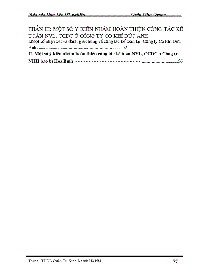 image for page Hạch toán kế toán NVL và CCDC tại Công ty Cơ khí Đức Anh" để viết chuyên đề thực tập tốt nghiệp.