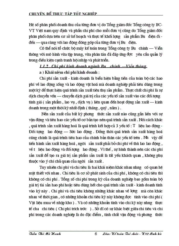 image for page Giải pháp nâng cao chất lượng công tác hạch toán kế toán doanh thu và chi phí tại Công ty viễn thông - Bưu điện tỉnh Lào Cai .