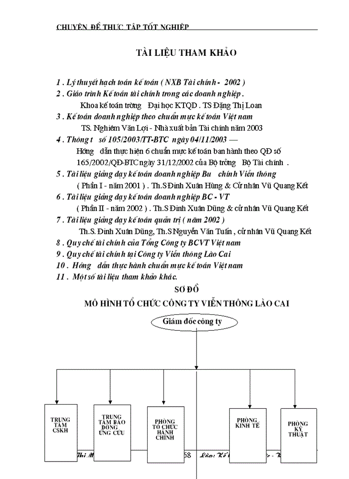image for page Giải pháp nâng cao chất lượng công tác hạch toán kế toán doanh thu và chi phí tại Công ty viễn thông - Bưu điện tỉnh Lào Cai .