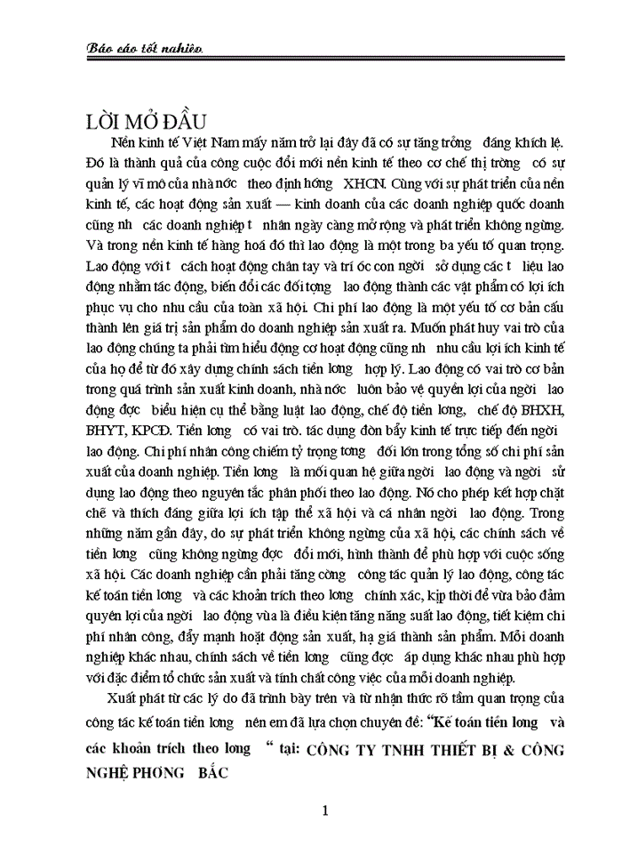 image for page Kế toán tiền lương và các khoản trích theo lương “ tại: CÔNG TY TNHH THIẾT BỊ & CÔNG NGHỆ PHƯƠNG BẮC