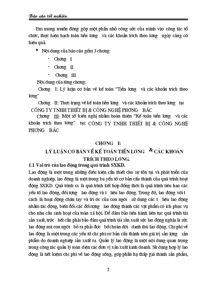 image for page Kế toán tiền lương và các khoản trích theo lương “ tại: CÔNG TY TNHH THIẾT BỊ & CÔNG NGHỆ PHƯƠNG BẮC