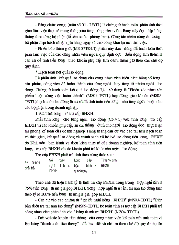 image for page Kế toán tiền lương và các khoản trích theo lương “ tại: CÔNG TY TNHH THIẾT BỊ & CÔNG NGHỆ PHƯƠNG BẮC