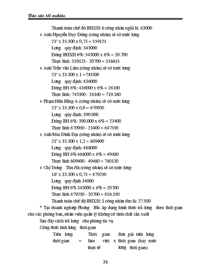 image for page Kế toán tiền lương và các khoản trích theo lương “ tại: CÔNG TY TNHH THIẾT BỊ & CÔNG NGHỆ PHƯƠNG BẮC