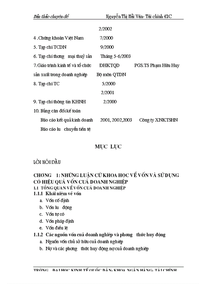 image for page Một số biện pháp nâng cao hiệu quả sử dụng vốn tại Công ty xuất nhập khẩu thuỷ sản Hà Nội