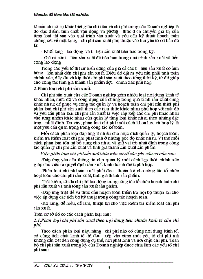 image for page Hoàn thiện kế toán chi phí sản xuất và tính giá thành sản phẩm tại Công ty may Chiến Thắng