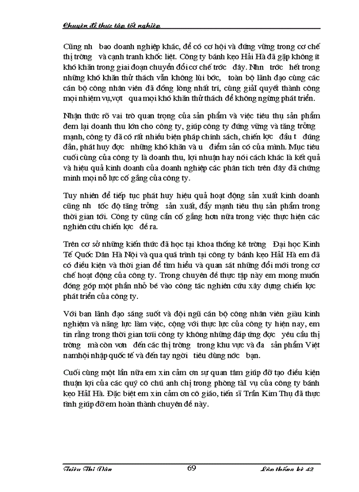 image for page Phân tích các nhân tố ảnh  hưởng đến  Doanh thu của công ty bánh kẹo Hải Hà