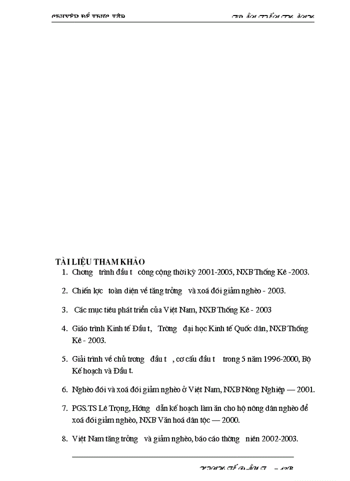 image for page Thực trạng và giải pháp sử dụng vốn đầu tư trong nước cho công cuộc xóa đói giảm nghèo ở Việt Nam hiện nay