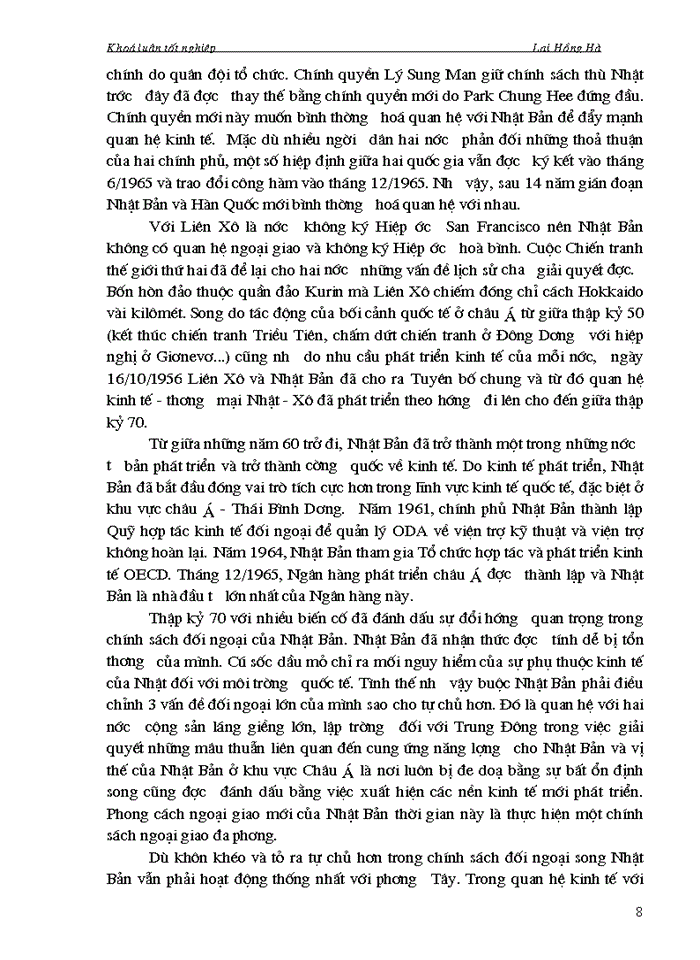 image for page Nhật Bản trong quan hệ với các nước khu vực Đông Bắc á thời kỳ sau chiến tranh lạnh