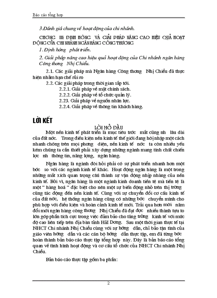 Định hướng và giải pháp nâng cao hiệu quả hoạt động của chi nhánh ngân hàng công thương
