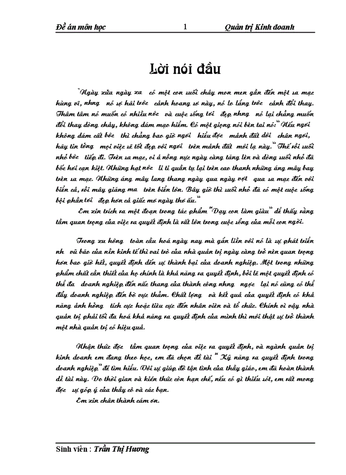 image for page Kỹ năng ra quyết định trong doanh nghiệp