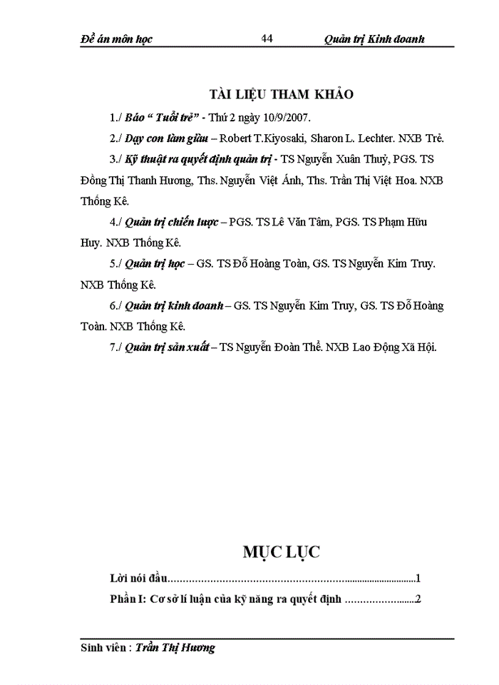 image for page Kỹ năng ra quyết định trong doanh nghiệp