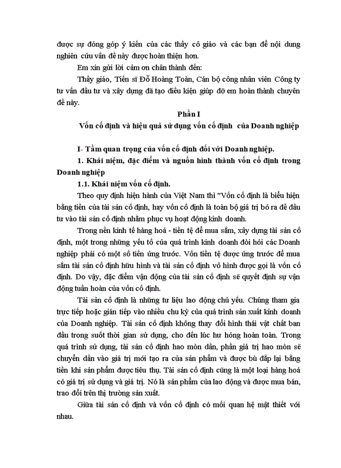 image for page Một số giải pháp nâng cao hiệu quả sử dụng vốn cố định của Công ty tư vấn đầu tư và xây dựng