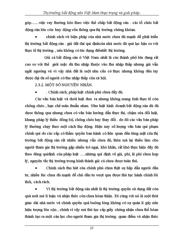 image for page Giải pháp phát triển thị trường bất động sản .
