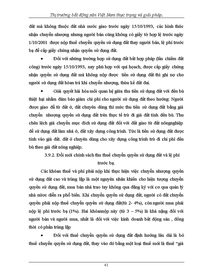 image for page Giải pháp phát triển thị trường bất động sản .