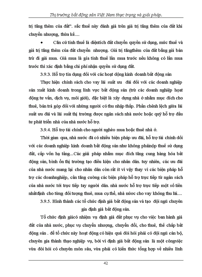 image for page Giải pháp phát triển thị trường bất động sản .