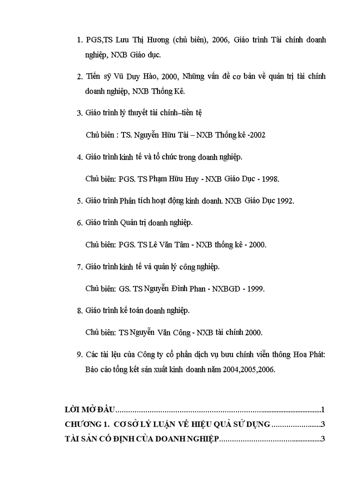 image for page Nâng cao hiệu quả sử dụng tài sản cố định tại Công ty Cổ phần dịch vụ bưu chính viễn thông Hoa Phát
