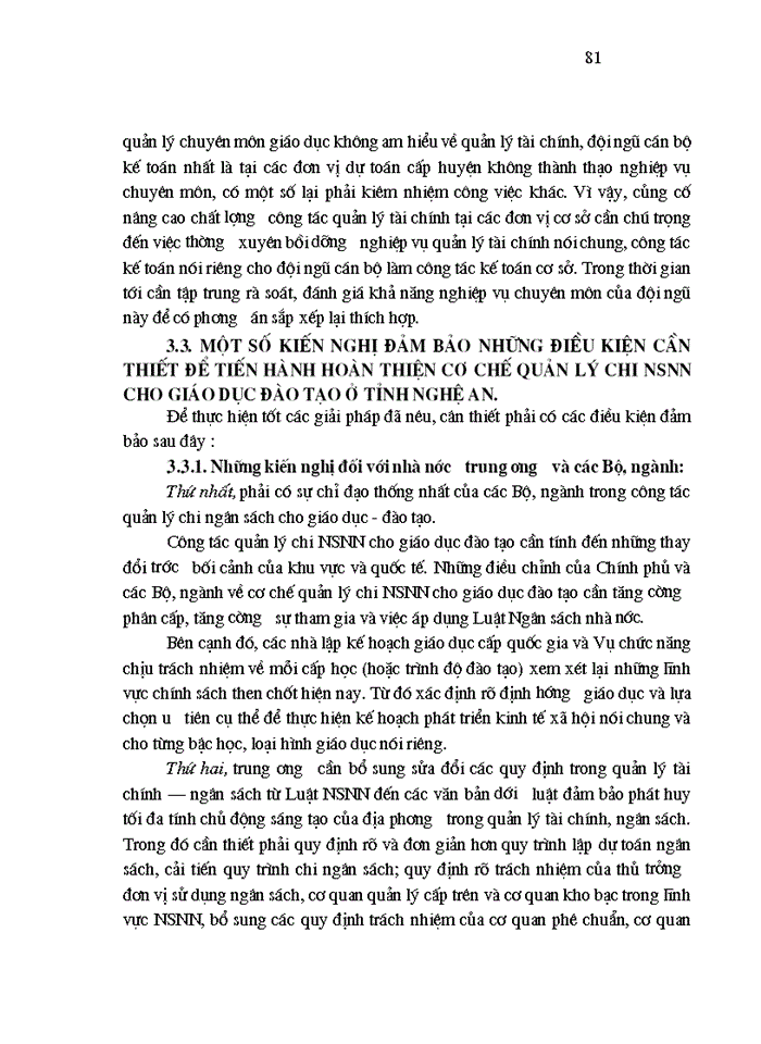 image for page Định hướng và giải pháp nhằm hoàn thiện cơ chế quản lý chi NSNNcho giáo dục và đào tạo trên địa bàn tỉnh Nghệ An