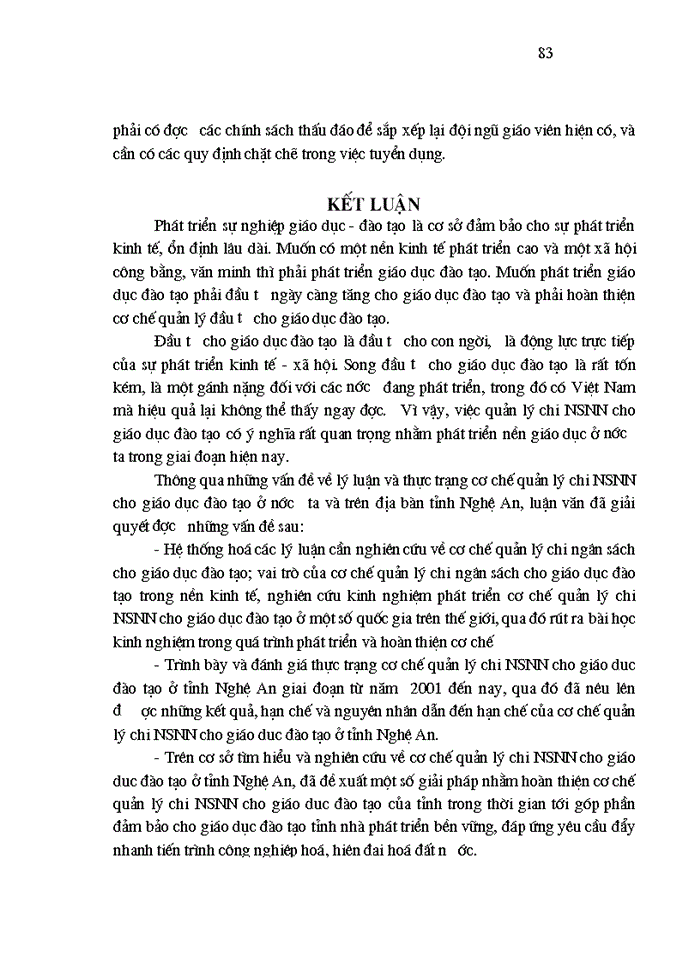 image for page Định hướng và giải pháp nhằm hoàn thiện cơ chế quản lý chi NSNNcho giáo dục và đào tạo trên địa bàn tỉnh Nghệ An