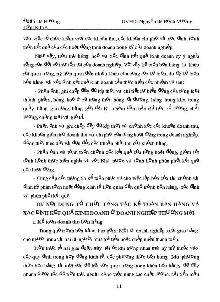 image for page Kế toán bán hàng và xác định kết quả kinh doanh " Tại cụng ty TNHH Hà Thịnh
