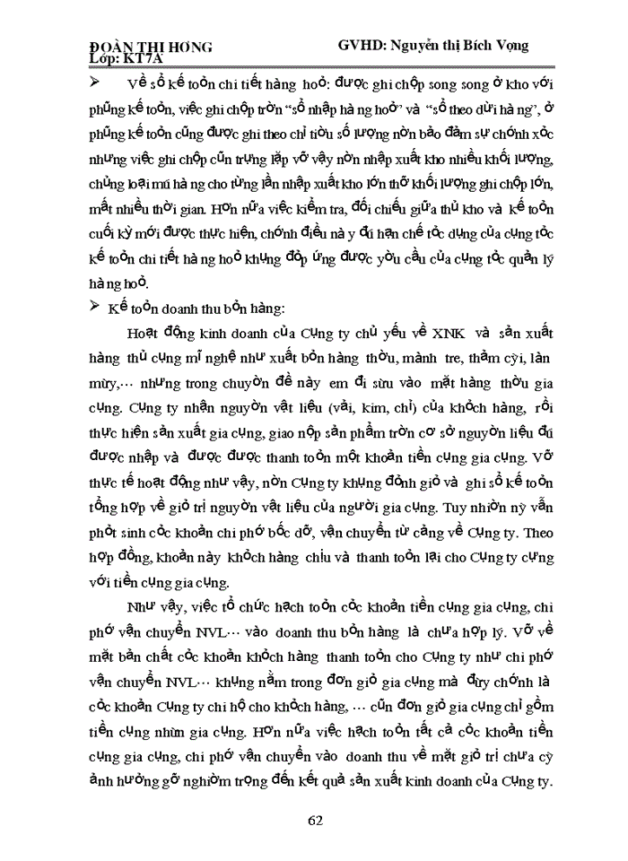 image for page Kế toán bán hàng và xác định kết quả kinh doanh " Tại cụng ty TNHH Hà Thịnh