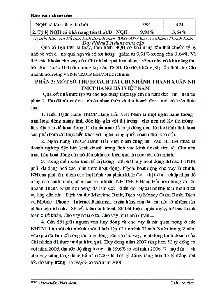 image for page Một số giải pháp phòng ngừa và hạn chế rủi ro trong hoạt động tín dụng tại Chi nhánh Thanh Xuân Ngân hàng TMCP Hàng Hải Việt Nam