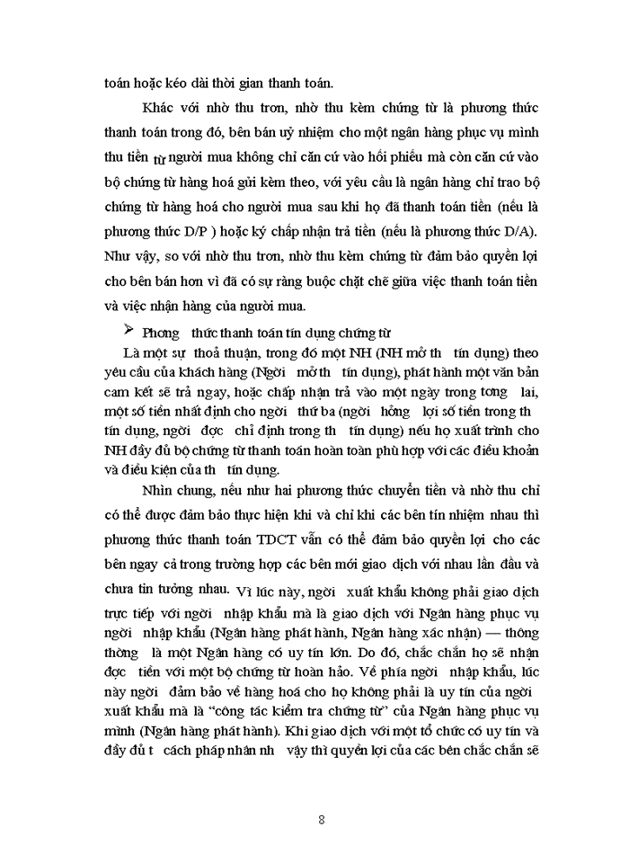 image for page Giải pháp mở rộng hoạt động tài trợ nhập khẩu theo phương thức tín dụng chứng từ tại Ngân hàng Ngoại thương Trung ương