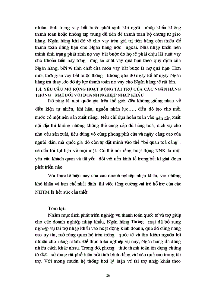 image for page Giải pháp mở rộng hoạt động tài trợ nhập khẩu theo phương thức tín dụng chứng từ tại Ngân hàng Ngoại thương Trung ương