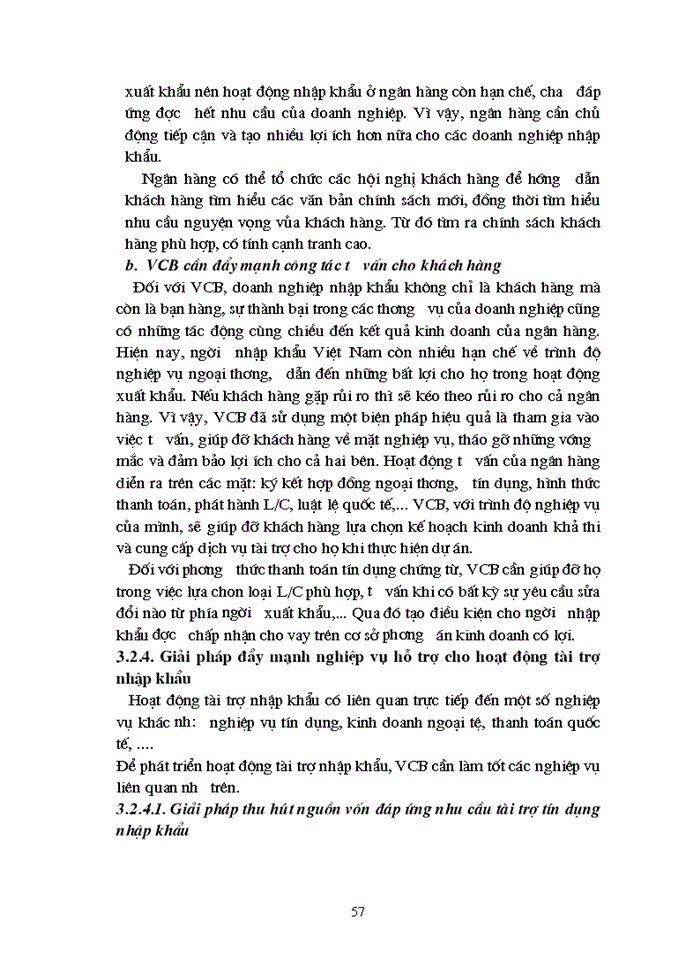 image for page Giải pháp mở rộng hoạt động tài trợ nhập khẩu theo phương thức tín dụng chứng từ tại Ngân hàng Ngoại thương Trung ương