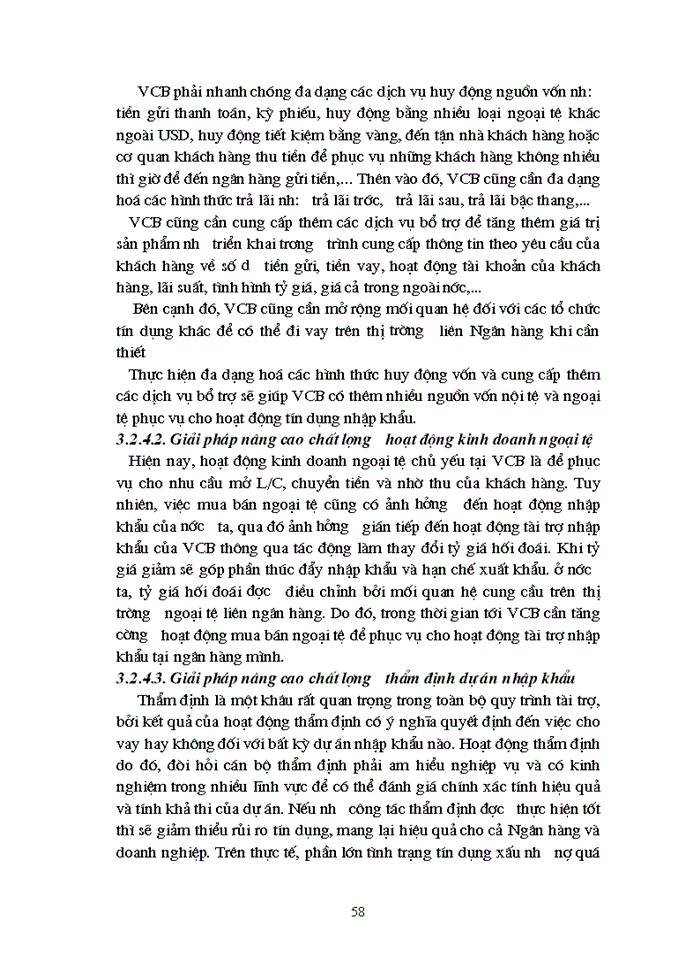 image for page Giải pháp mở rộng hoạt động tài trợ nhập khẩu theo phương thức tín dụng chứng từ tại Ngân hàng Ngoại thương Trung ương