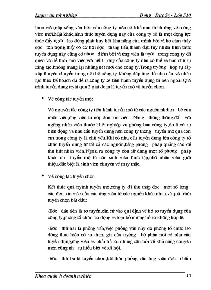 image for page Một số giải pháp nhằm hoàn thiện công tác Quản lý nhân sự tại công ty May Bắc Giang