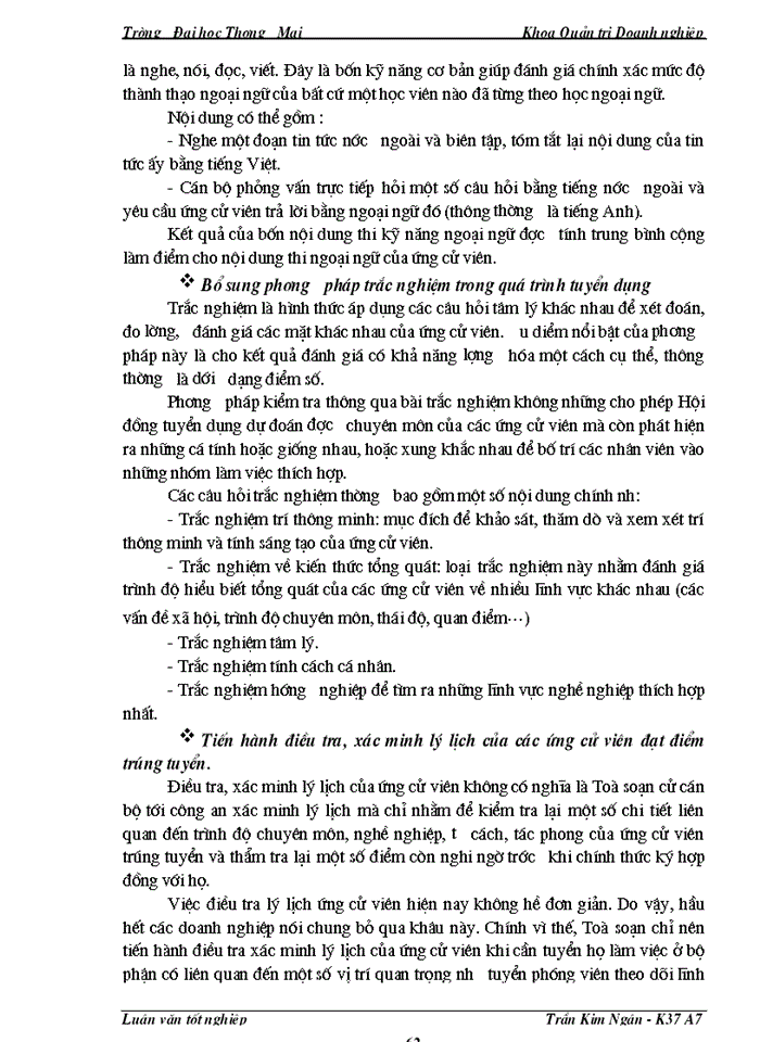 image for page Nâng cao chất lượng công tác tuyển dụng phóng viên ở Toà soạn báo Hà nội mới