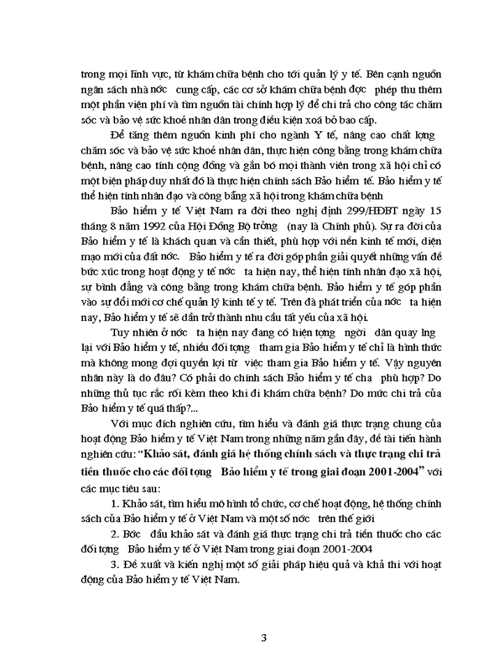 image for page Khảo sát, đánh giá hệ thống chính sách và thực trạng chi trả tiền thuốc cho các đối tượng Bảo hiểm y tế