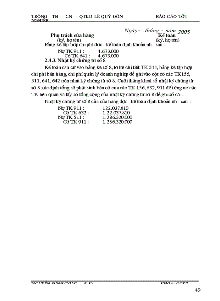 image for page Hoàn thiện kế toán nghiệp vụ bán và xác định kết quả bán hàng ở công ty cổ phần sản xuất dịch vụ  xuất nhập khẩu Từ Liêm