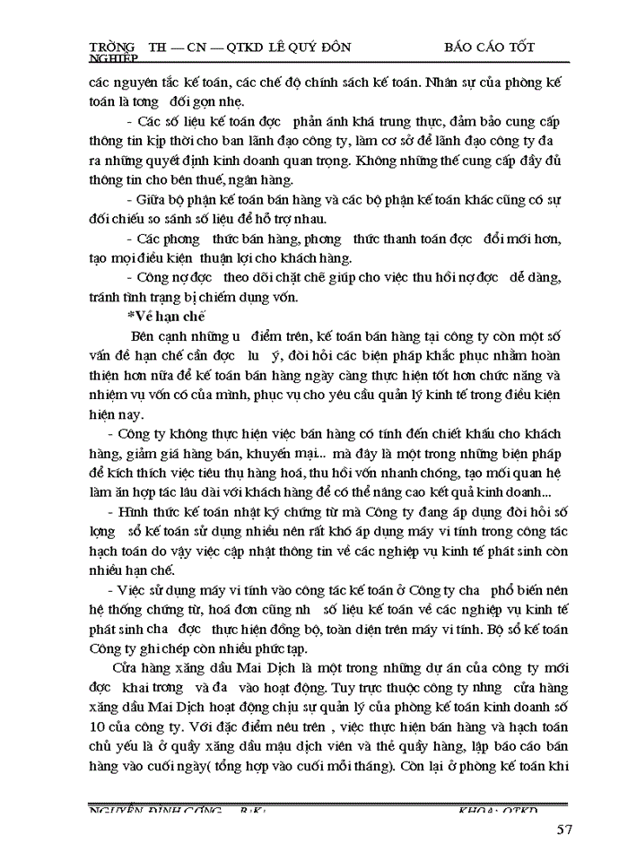 image for page Hoàn thiện kế toán nghiệp vụ bán và xác định kết quả bán hàng ở công ty cổ phần sản xuất dịch vụ  xuất nhập khẩu Từ Liêm