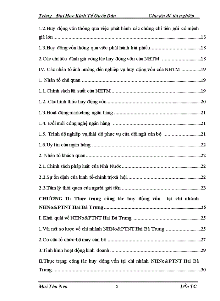 image for page Tăng cường công tác huy động vốn tại chi nhánh NHNo&PTNT Hai Bà Trưng