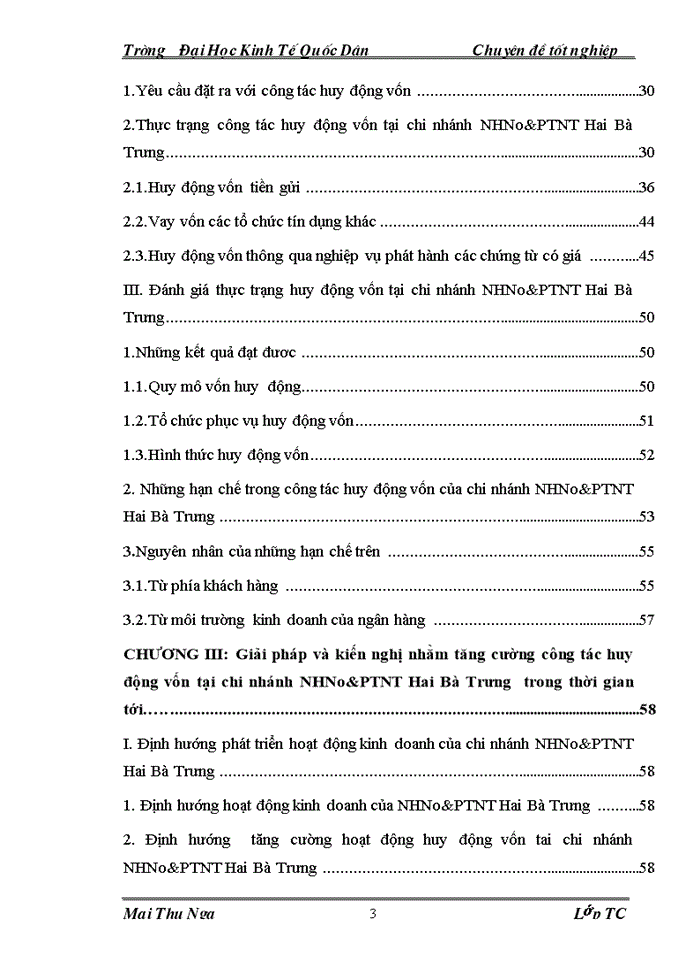 image for page Tăng cường công tác huy động vốn tại chi nhánh NHNo&PTNT Hai Bà Trưng