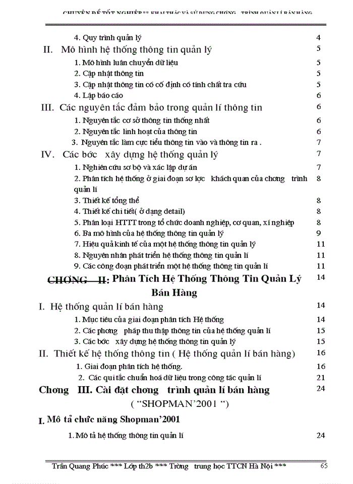 image for page Khai Thác Và Sử Dụng Chương Trình Quản lý Bán Hàng