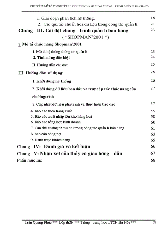 image for page Khai Thác Và Sử Dụng Chương Trình Quản lý Bán Hàng