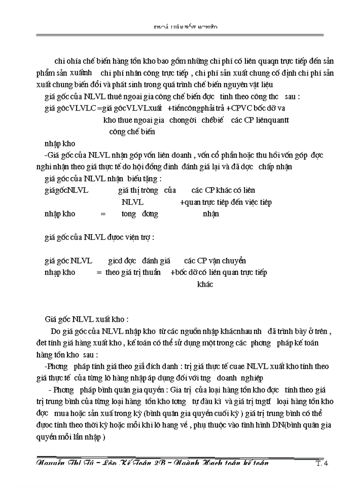 image for page Kế toán nguyên liệu vật liệu tại công ty TNHH Năm Thái.