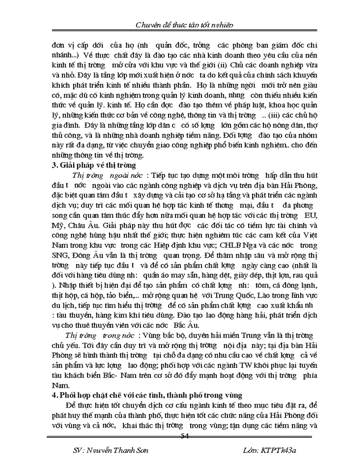 image for page Phương hướng, giải pháp thực hiện chuyển dịch cơ cấu ngành kinh tế thành phố Hải Phòng