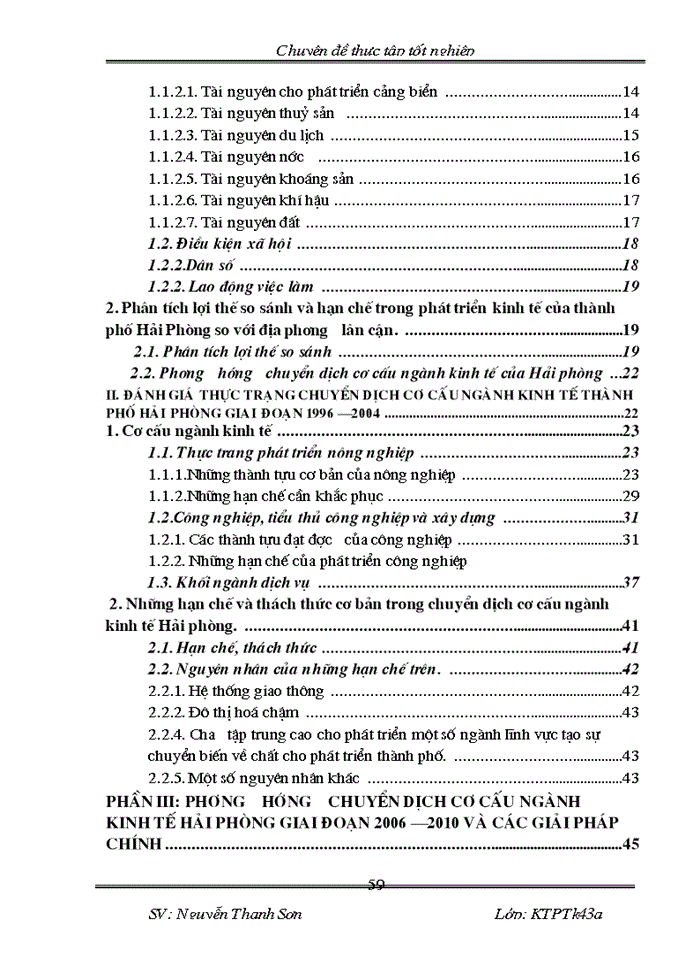 image for page Phương hướng, giải pháp thực hiện chuyển dịch cơ cấu ngành kinh tế thành phố Hải Phòng