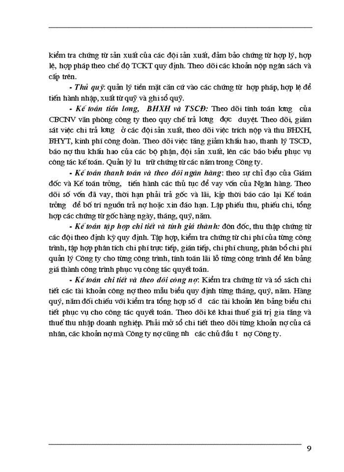 image for page Tổ chức công tác kế toán vật liệu ở Công ty xây dựng Miền Tây