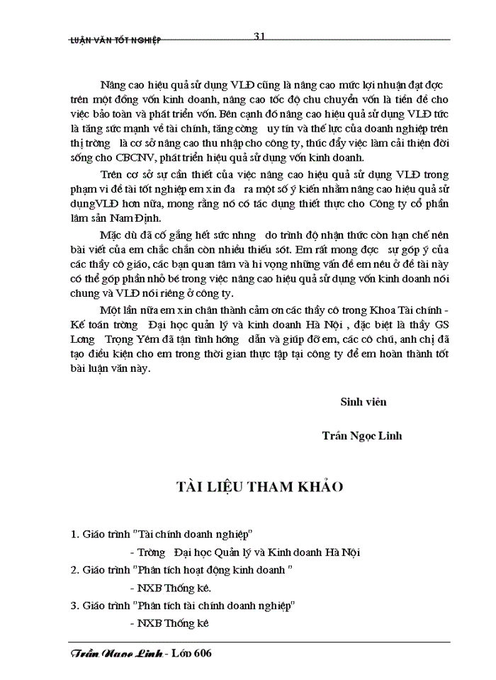 image for page Vốn lưu động và các biện pháp nâng cao hiệu quả sử dụng vốn lao động tại Công ty cổ phần Lâm sản Nam Định