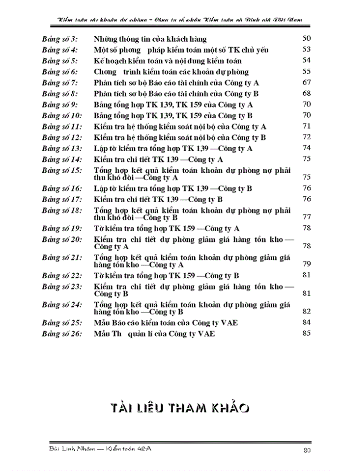 image for page Tìm hiểu quy trình kiểm toán các khoản dự phòng trong kiểm toán Báo cáo tài chính do Công ty cổ phần Kiểm toán và Định giá Việt Nam thực hiện