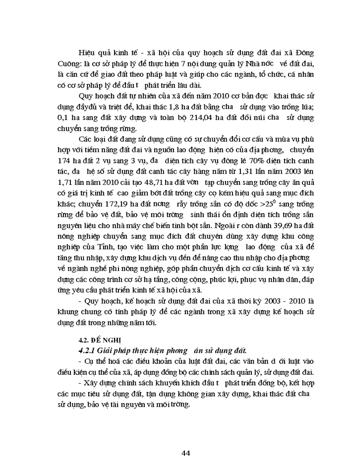 image for page quy hoạch sử dụng đất xã Đông Cuông - huyện Văn Yên - tỉnh Yên Bái giai đoạn 2003-2010