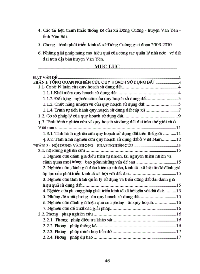 image for page quy hoạch sử dụng đất xã Đông Cuông - huyện Văn Yên - tỉnh Yên Bái giai đoạn 2003-2010