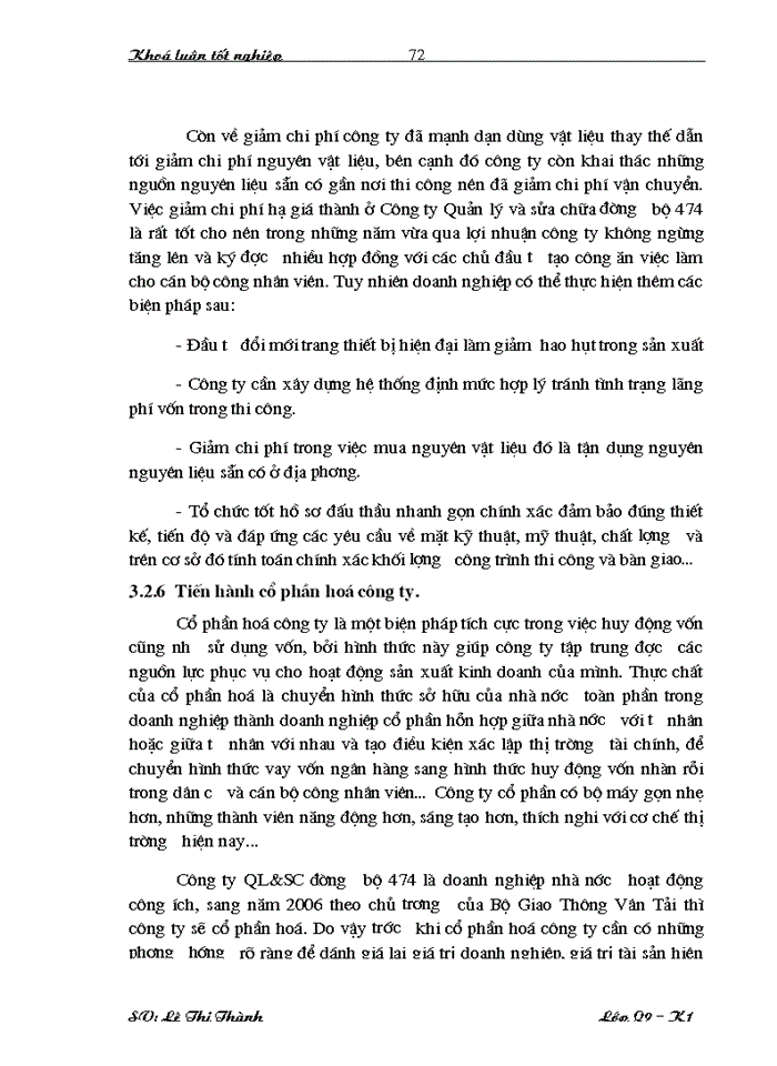 image for page Một số biện pháp nâng cao hiệu quả sử dụng vốn sản xuất kinh doanh ở Công ty Quản lý và sửa chữa đường bộ 474