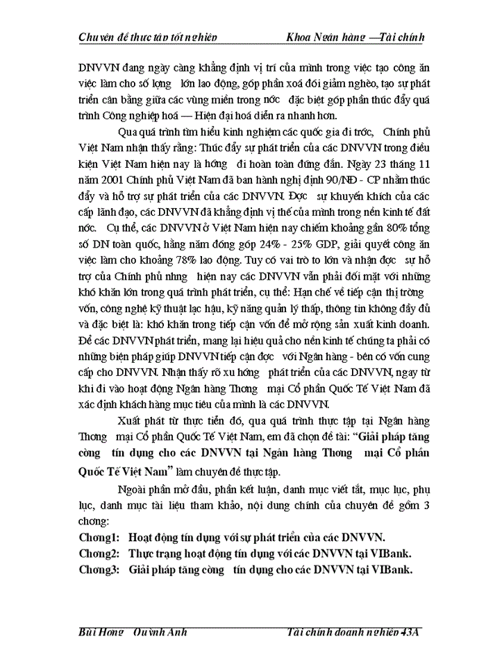 image for page Giải pháp tăng cường tín dụng cho các DNVVN tại Ngân hàng Thương mại Cổ phần Quốc Tế Việt Nam