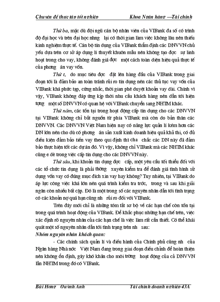image for page Giải pháp tăng cường tín dụng cho các DNVVN tại Ngân hàng Thương mại Cổ phần Quốc Tế Việt Nam